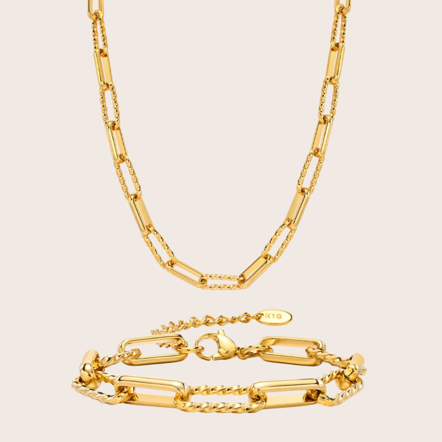 Armband Büroklammer-Stil