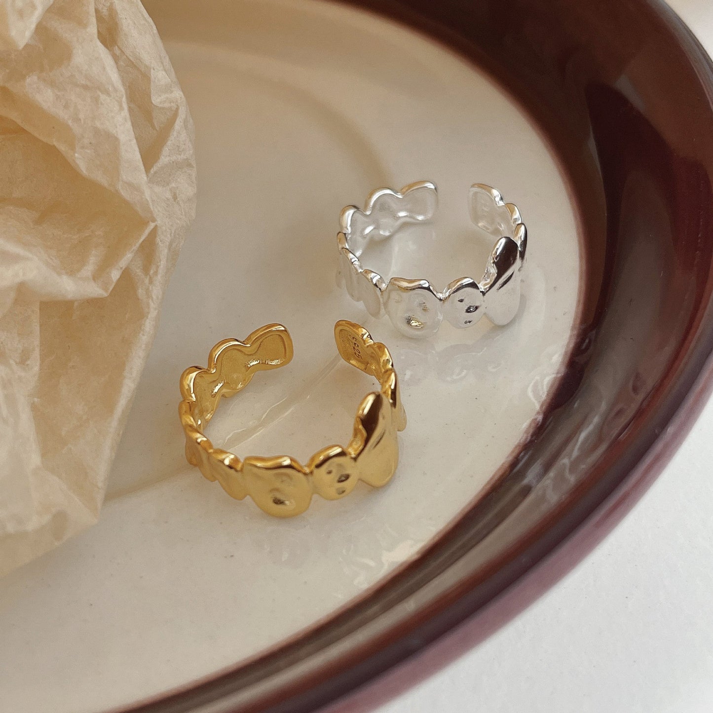 Ring Shape Sterling Silber