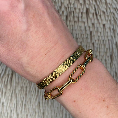 Hammerschlag-Armreif