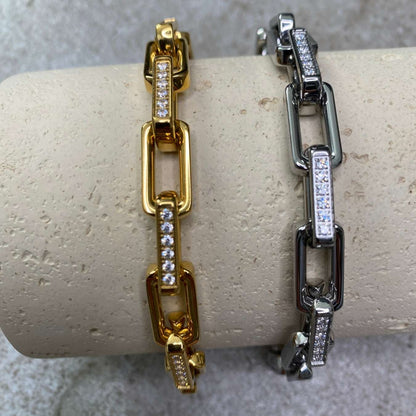 Kettenarmband Zirkon