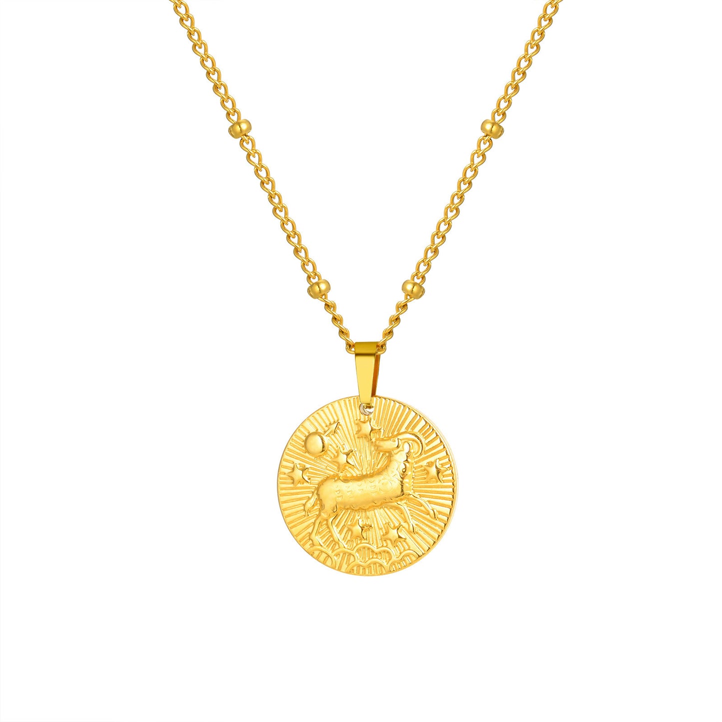 Halskette mit Sternzeichen-Anhänger