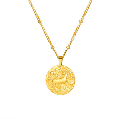 Halskette mit Sternzeichen-Anhänger