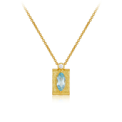 Kette Topaz Sterling Silber