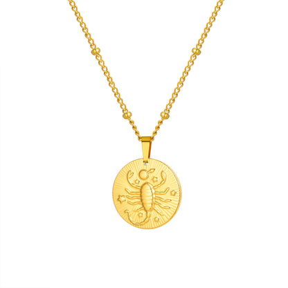 Halskette mit Sternzeichen-Anhänger