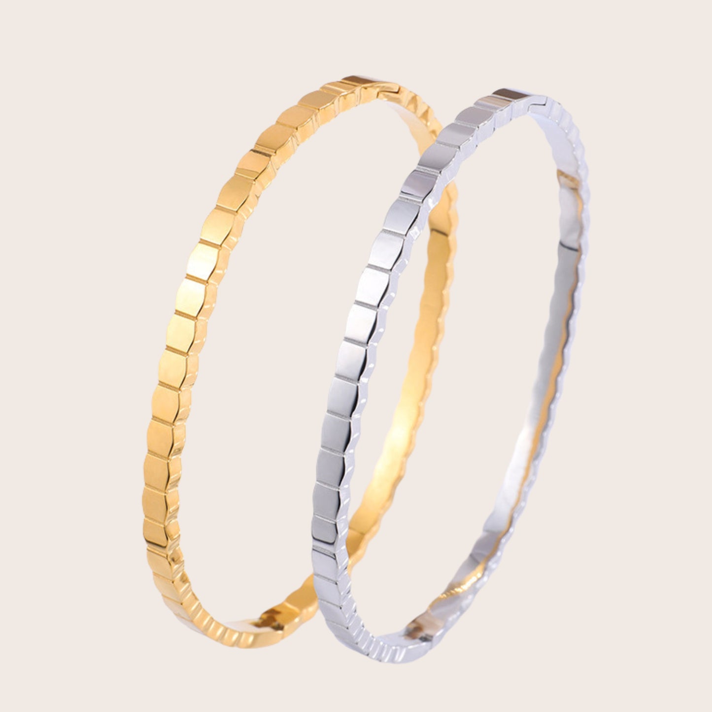 Square Flow Armreif