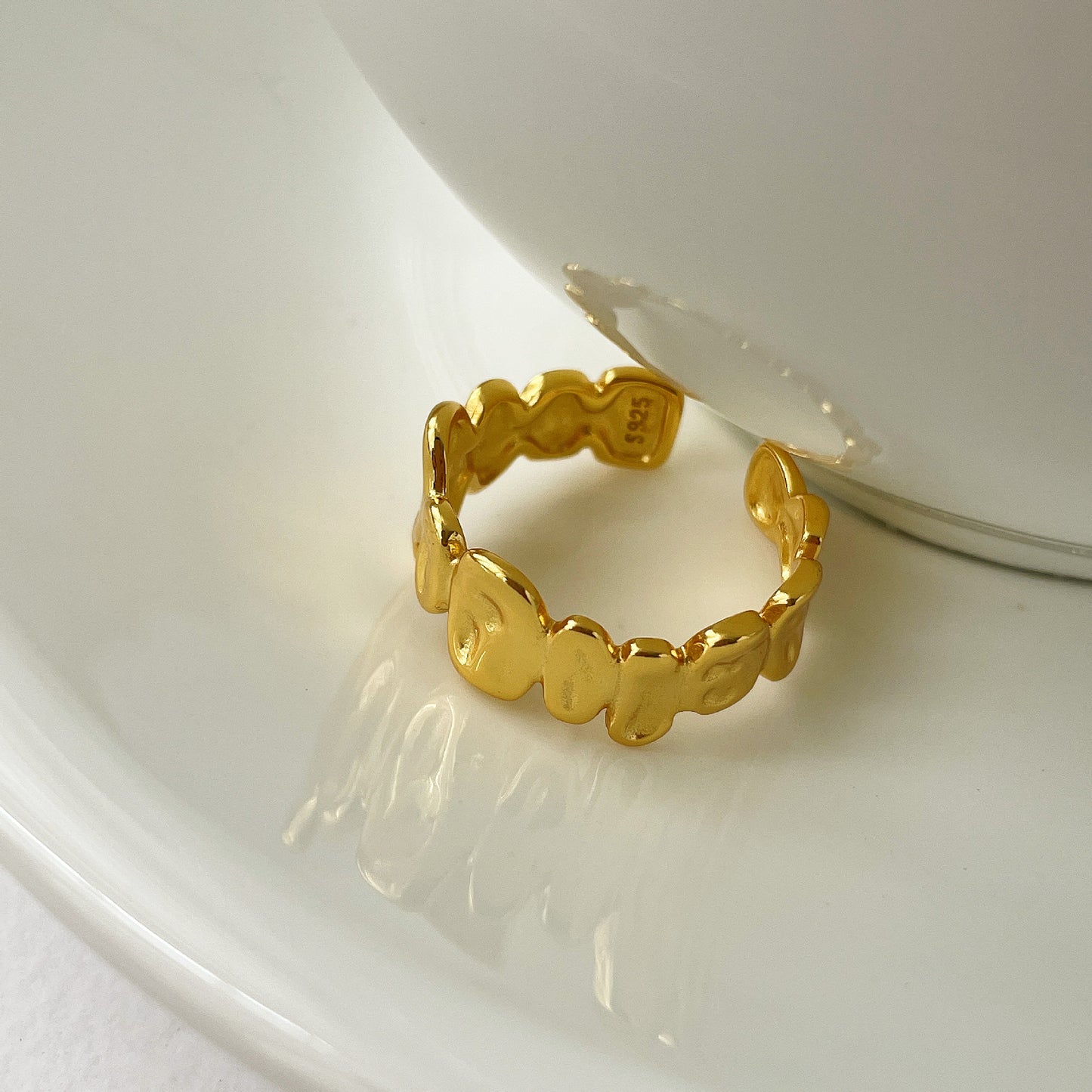 Ring Shape Sterling Silber