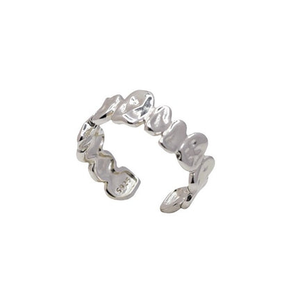 Ring Shape Sterling Silber