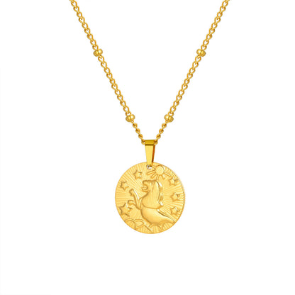 Halskette mit Sternzeichen-Anhänger