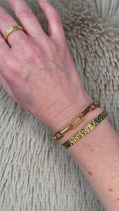 Hammerschlag-Armreif