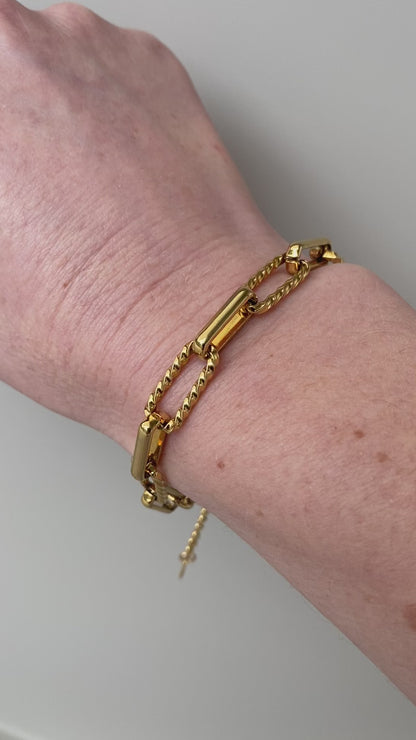 Armband Büroklammer-Stil