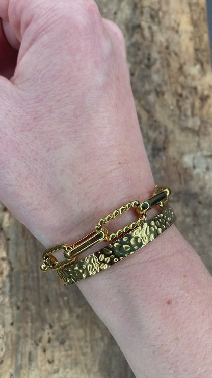 Hammerschlag-Armreif