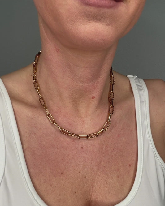 Halskette Büroklammer