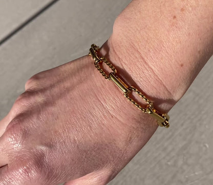 Armband Büroklammer-Stil