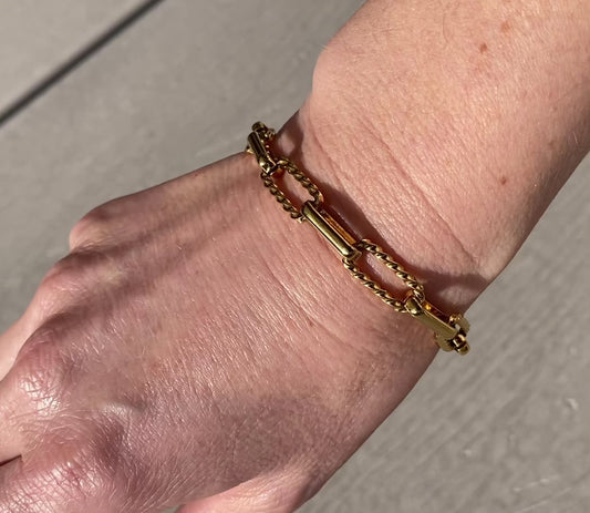 Armband Büroklammer-Stil